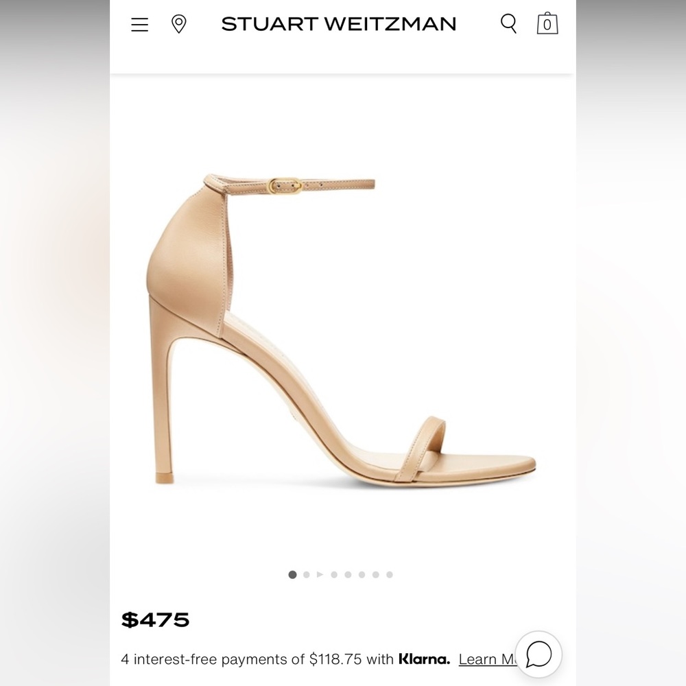 Stuart Weitzman NUDISTSONG STRAP SANDAL